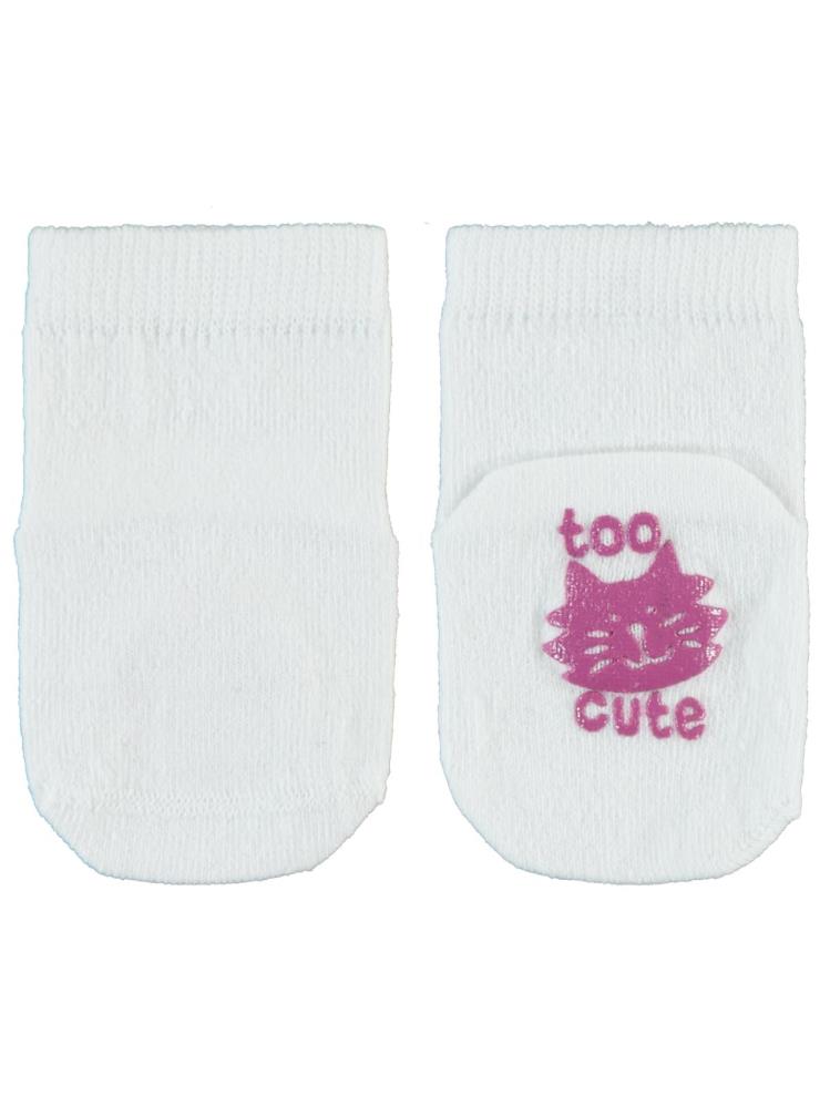 Civil Baby Cute Kaydırmaz 6-18 Ay Bebek Kız Çorap Set
