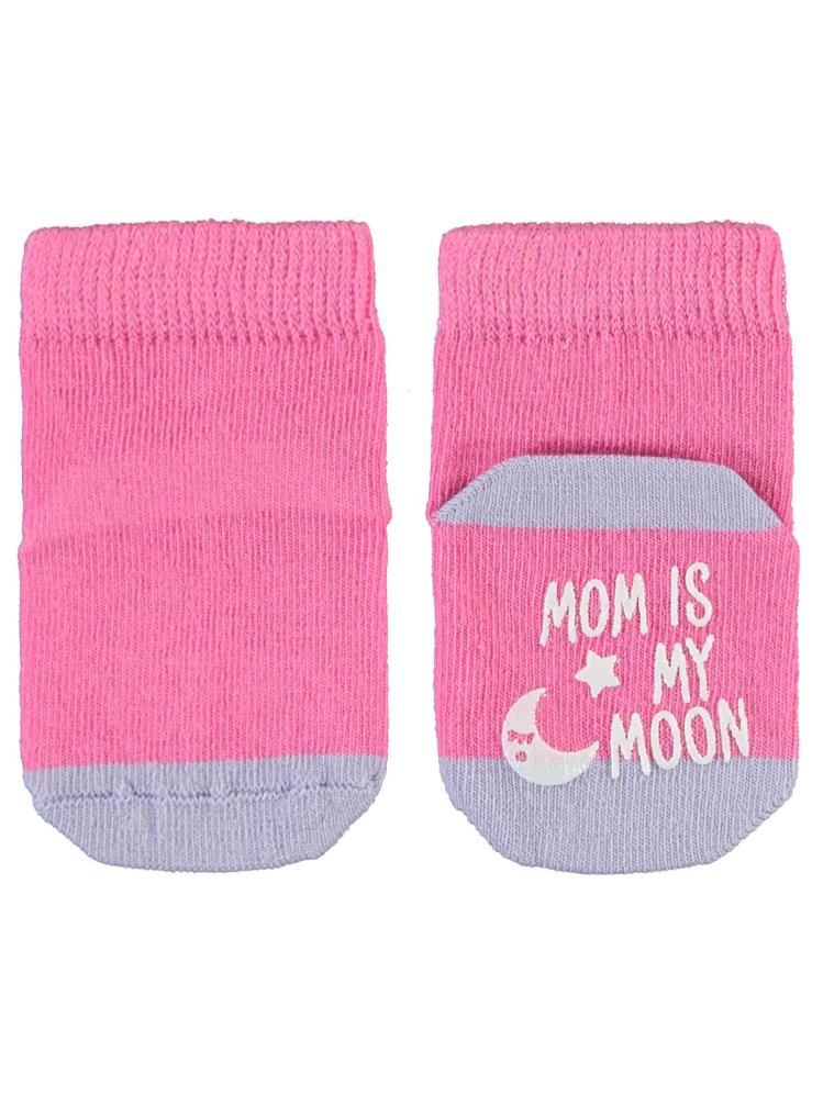 Civil Baby My Mom Kaydırmaz 6-18 Ay Bebek Kız Çorap Set
