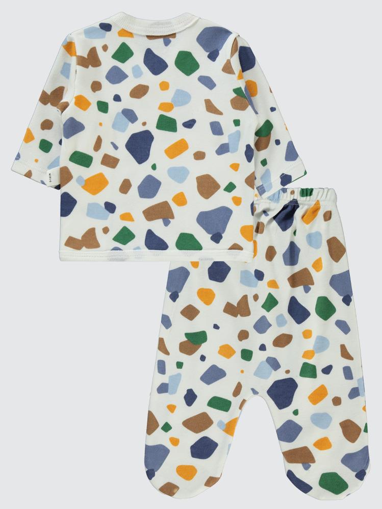 Civil Baby Have a Nice Day Empirme Zıbın Takımları - Ekru