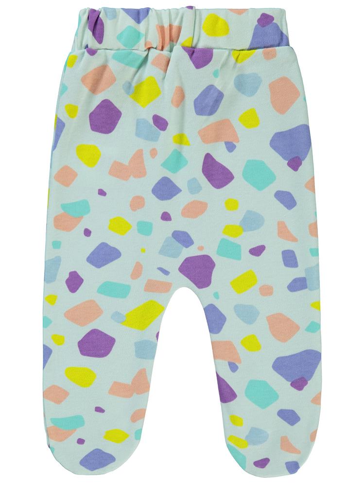 Civil Baby Renkli Parçalar Empirme Patikli 1-6 Ay Tek Alt Bebe - Yeşil