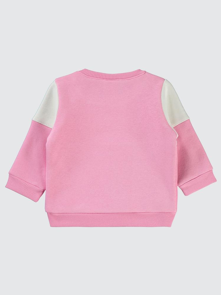 Civil Baby Yazı Baskılı 6-18 Ay Sweatshirt - Pembe