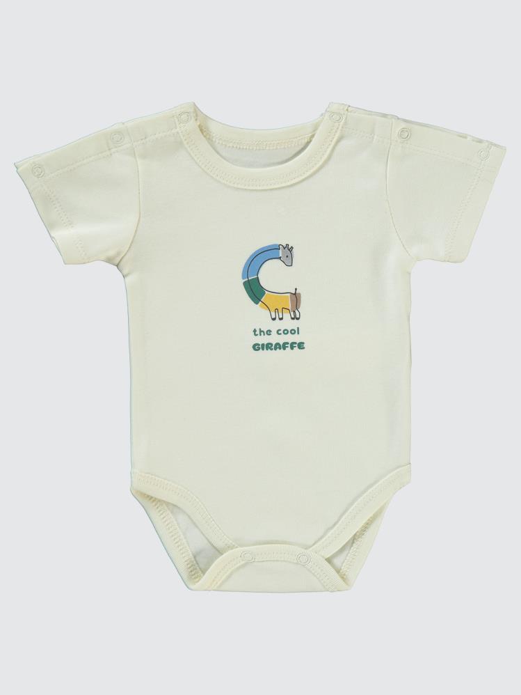 Civil Baby Zürafa Baskılı Prematüre Takım - Yeşil