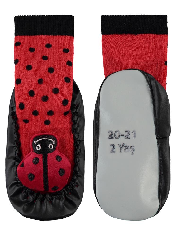 Civil Girls Havlu Lady Bird Aksesuarlı Çarık Çorap