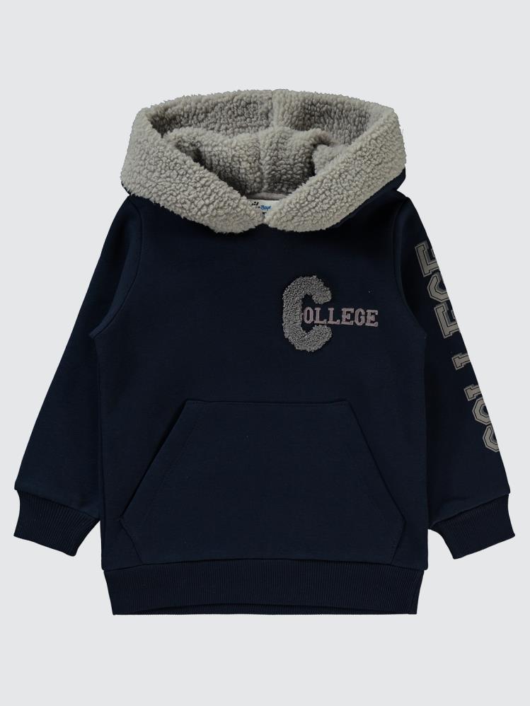 Civil Boys C Nakışlı College Baskılı 2-5 Yaş Sweatshirt - Lacivert
