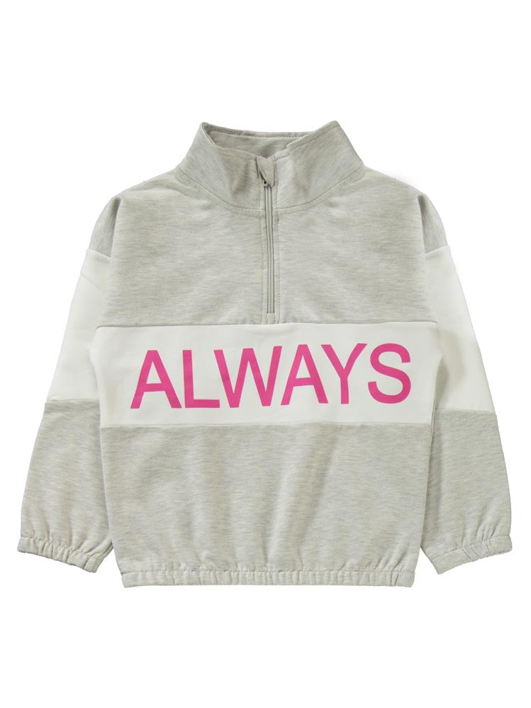 Civil Girls Always Baskılı 6-9 Yaş Eşofman Takımı - Ekru