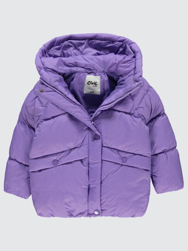 Civil Girls Over Size 6-9 Yaş Mont - Lila