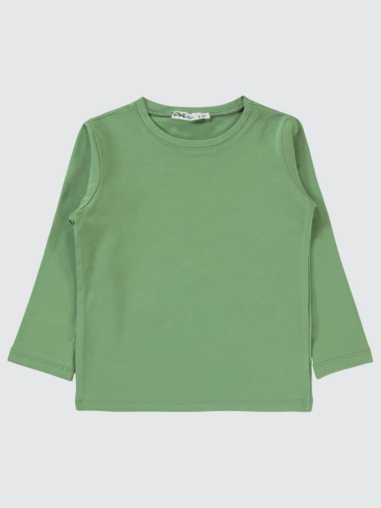 Civil Boys Basic 2-5 Yaş Sweatshirt - Haki