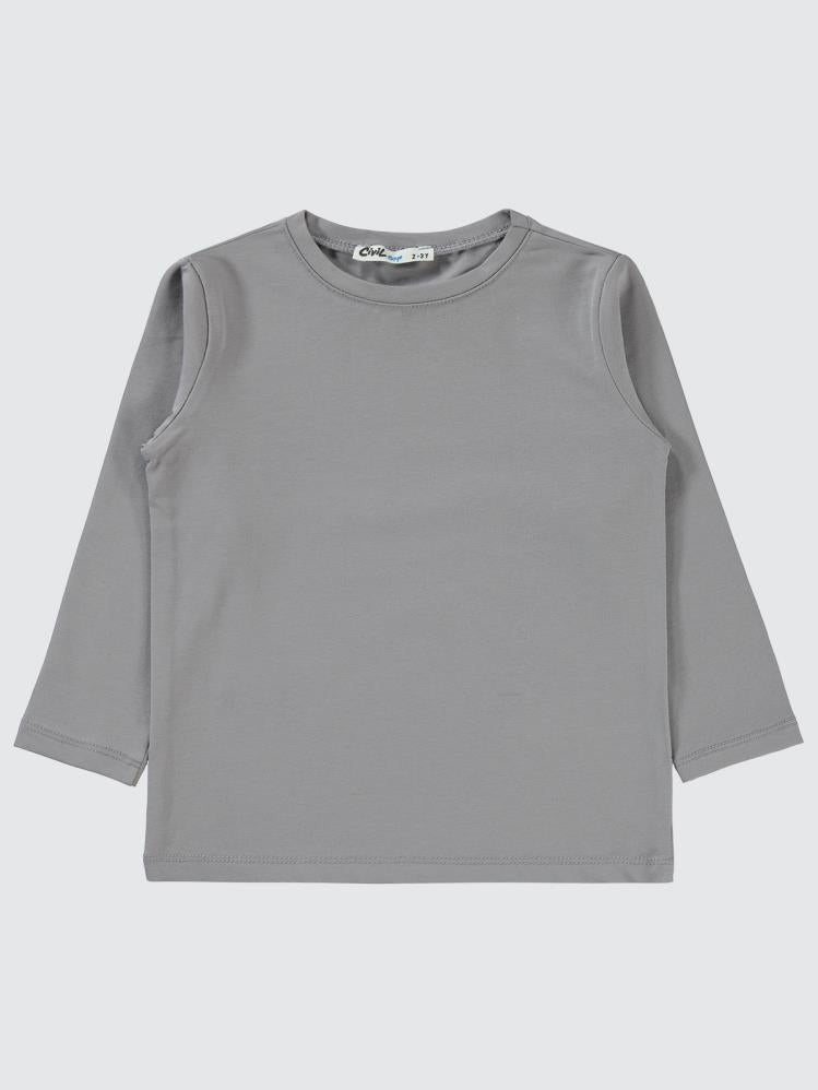 Civil Boys Basic 2-5 Yaş Sweatshirt - Gri