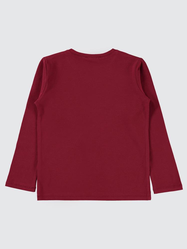 Civil Boys Basic 6-9 Yaş Sweatshirt - Bordo