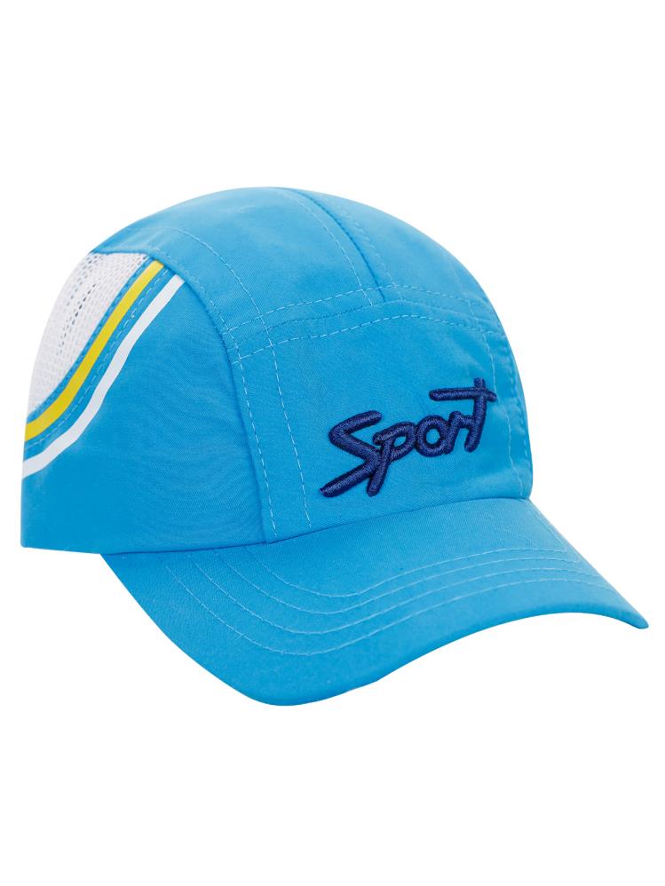 SPORT NAKIŞLI 6-9 YAŞ ERKEK KEP ŞAPKA - Mavi