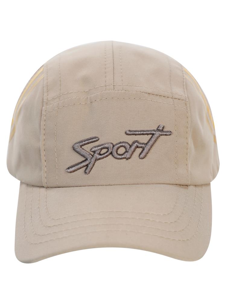 SPORT NAKIŞLI 6-9 YAŞ ERKEK KEP ŞAPKA - Bej