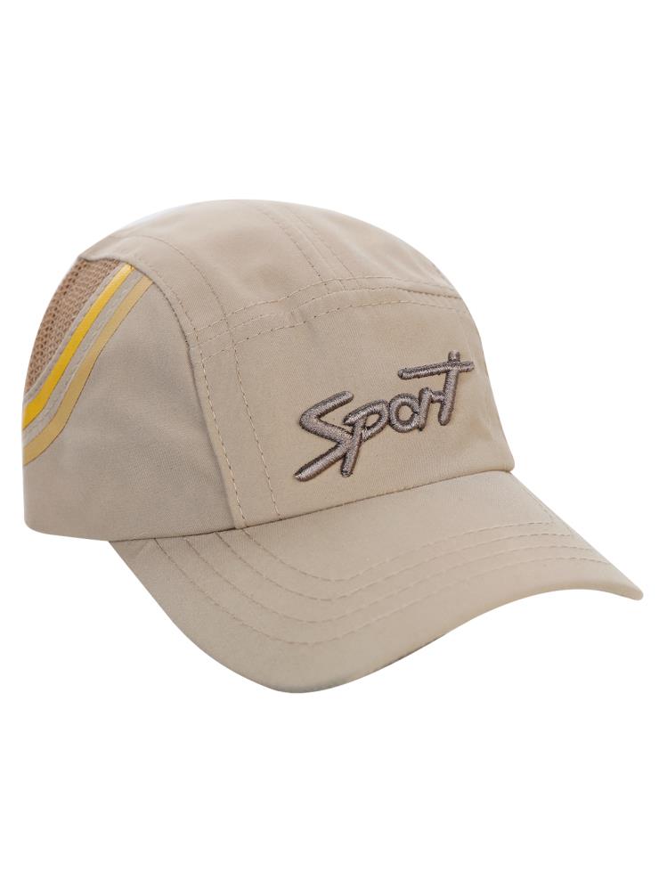 SPORT NAKIŞLI 6-9 YAŞ ERKEK KEP ŞAPKA - Bej