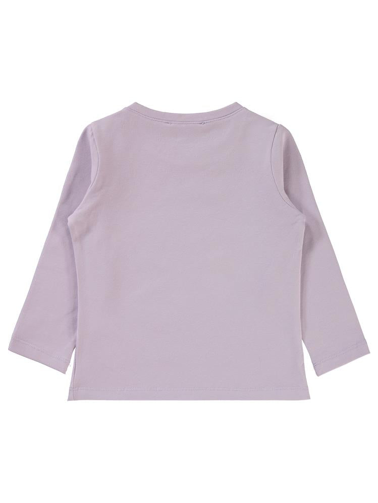 Civil Girls Etnik Kelebek Baskılı 2-5 Yaş Sweatshirt - Lila