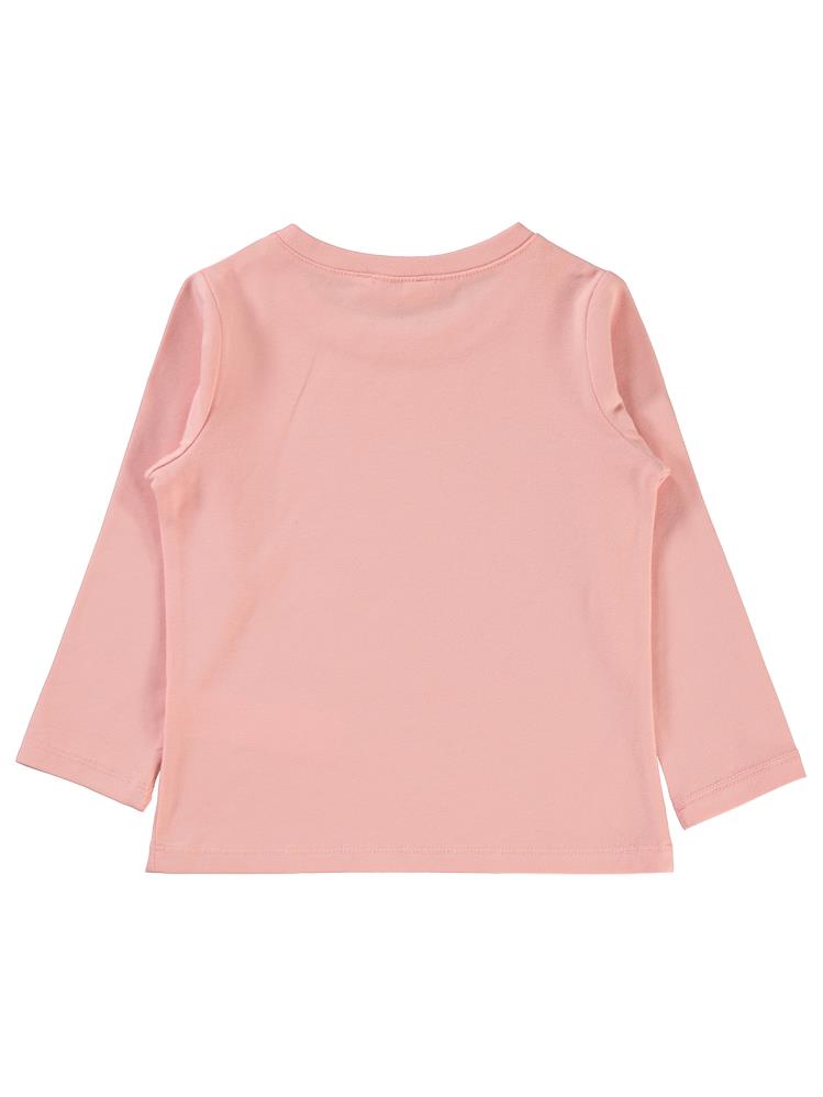 Civil Girls Etnik Kelebek Baskılı 2-5 Yaş Sweatshirt - Pudra