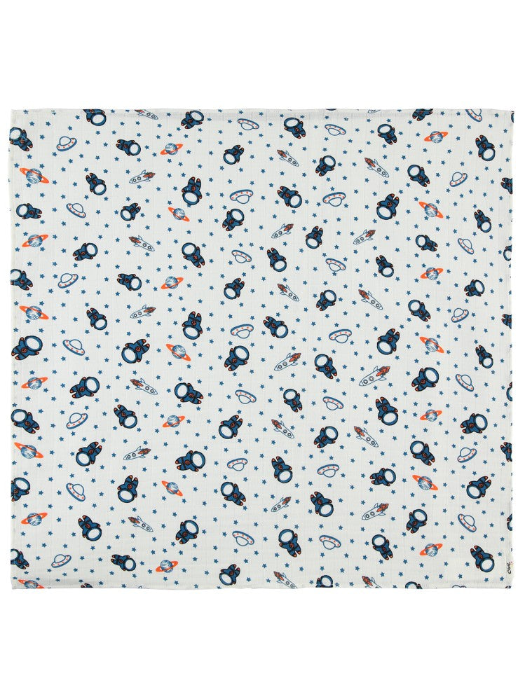 Civil Baby Space Empirme 75x75cm Battaniye - Mavi