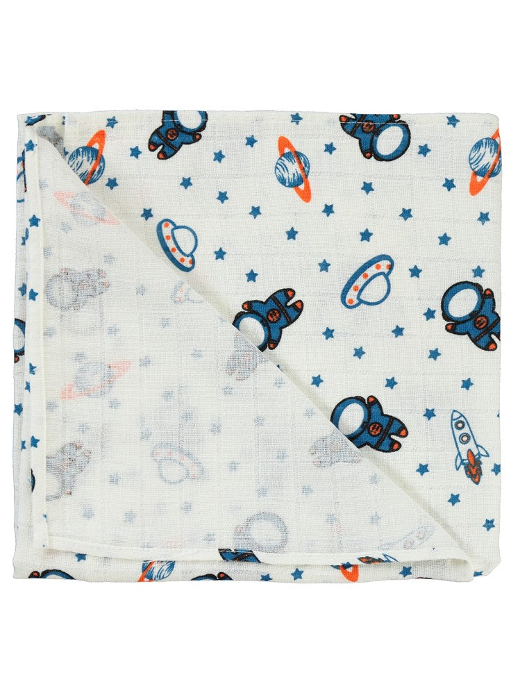 Civil Baby Space Empirme 75x75cm Battaniye - Mavi