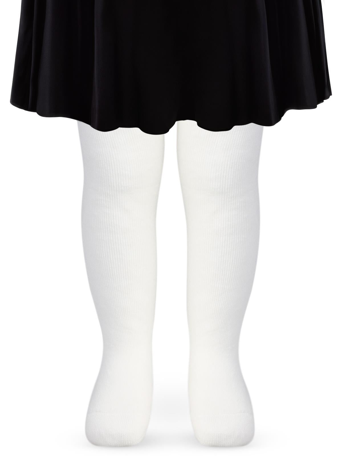 Civil Baby Basic Düz Havlu 6-18 Ay Bebek Kız Külotlu Çorap - Ekru