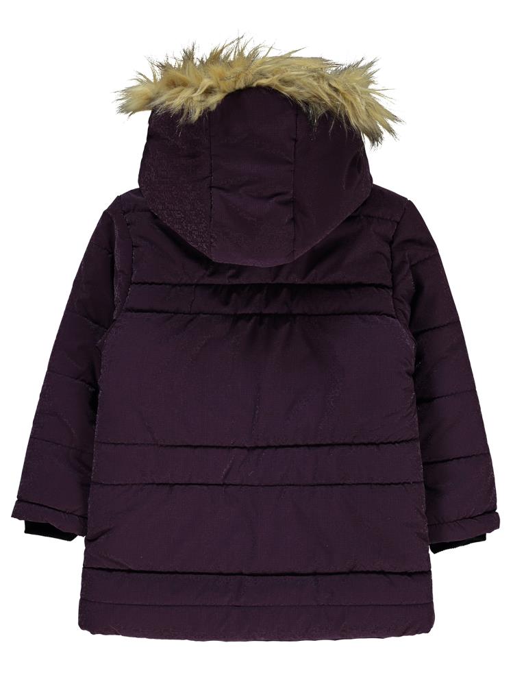 Civil Girls Damla Desenli 6-9 Yaş Mont - Lila
