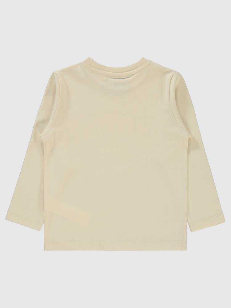 Civil Boys Skater Baskılı 2-5 Yaş Sweatshirt - Bej