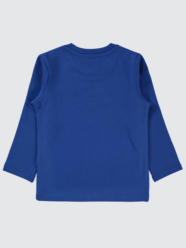 Civil Boys Goal Baskılı 2-5 Yaş Sweatshirt - Mavi