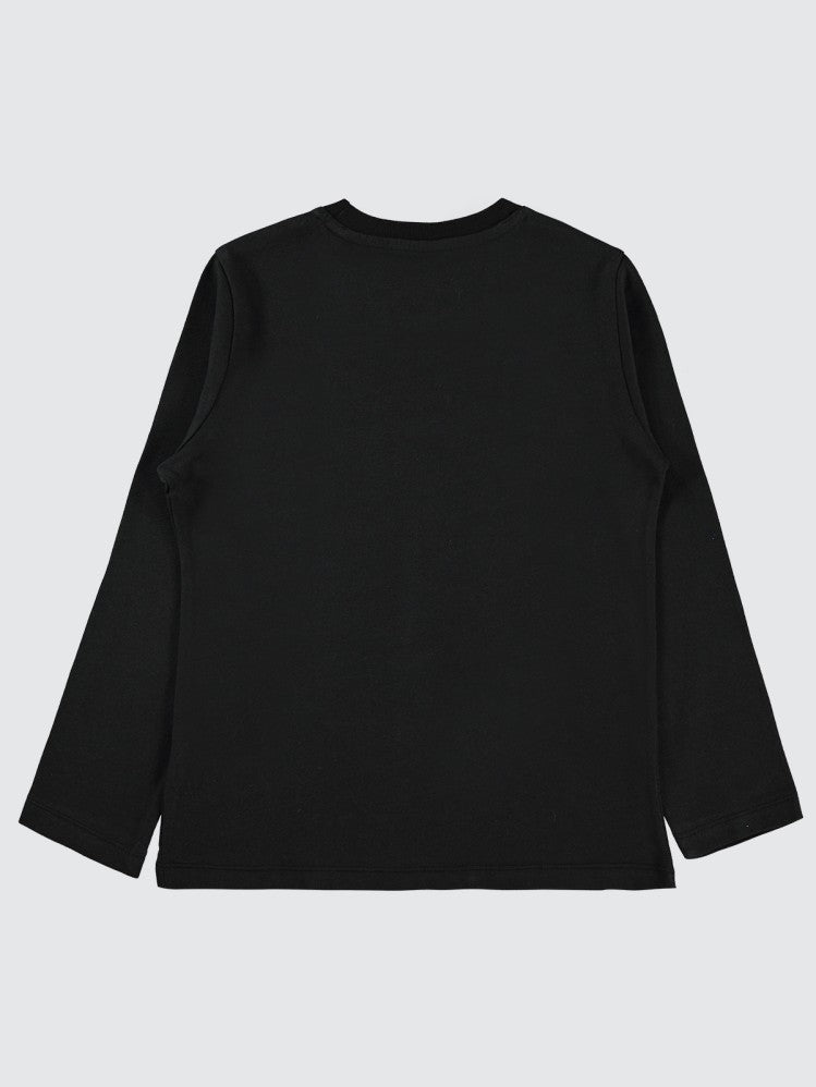 Civil Boys Tokyo Baskılı 6-9 Yaş Sweatshirt - Siyah