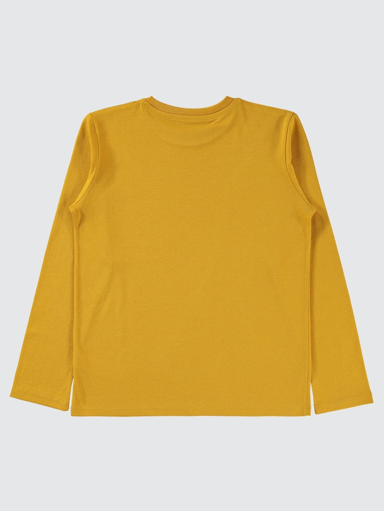Civil Boys One Baskılı 10-13 Yaş Sweatshirt - Hardal