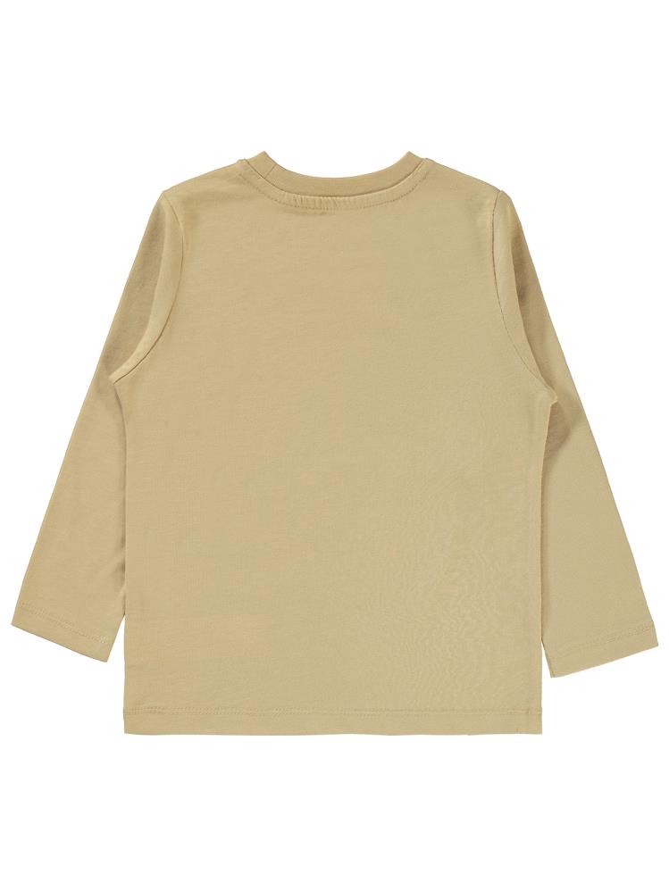 Civil Boys Crash Zone Baskılı 2-5 Yaş Sweatshirt - Bej