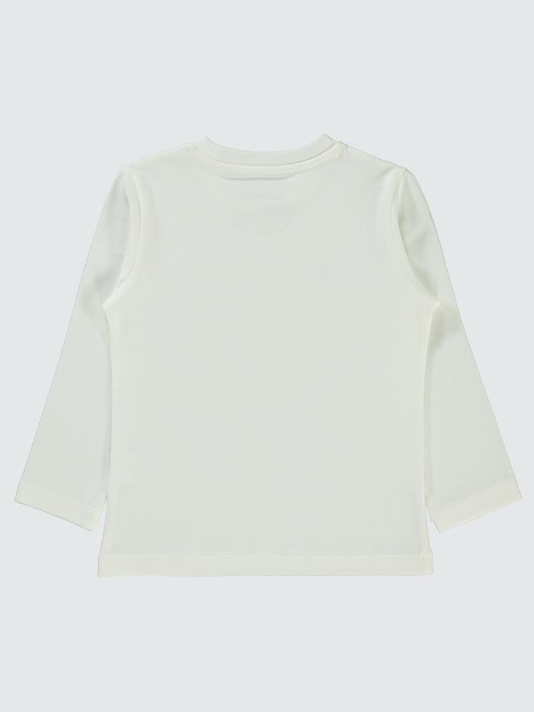 Civil Boys Street Gamer Baskılı 2-5 Yaş Sweatshirt - Ekru