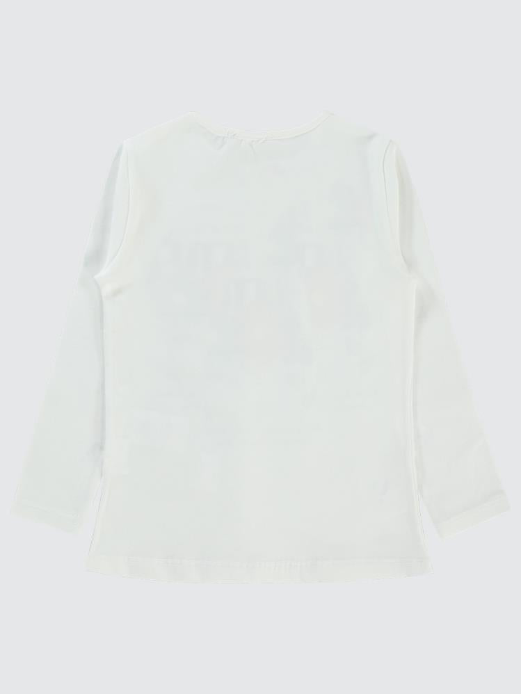 Civil Girls Beautiful Baskılı 2-5 Yaş Sweatshirt - Ekru