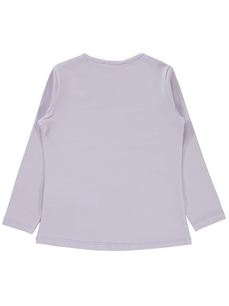 Civil Girls Love Baskılı 2-5 Yaş Sweatshirt - Lila