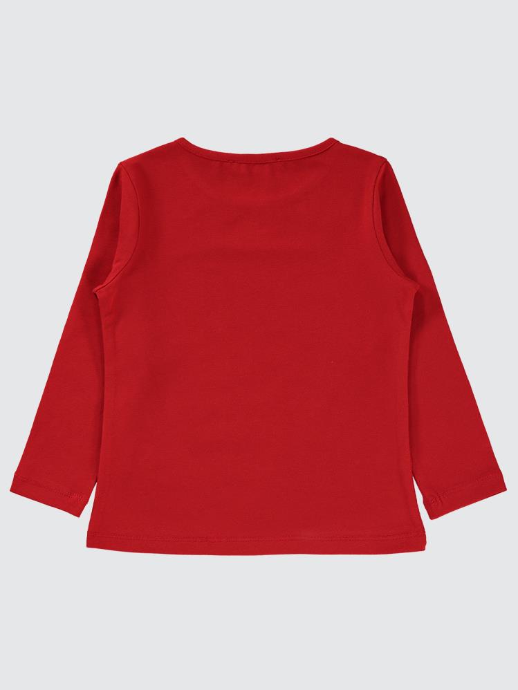 Civil Girls Better Together Baskılı 2-5 Yaş Sweatshirt - Kırmızı