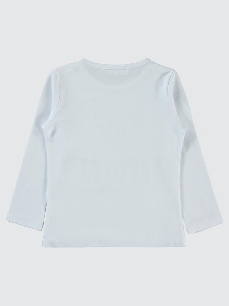 Civil Girls Bunny Baskılı 2-5 Yaş Sweatshirt - Beyaz