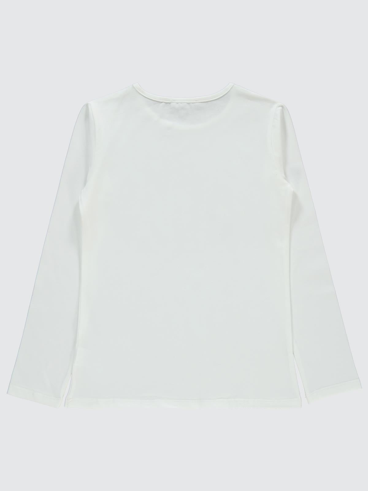 Civil Girls Sorry Baskılı 10-13 Yaş Sweatshirt - Ekru