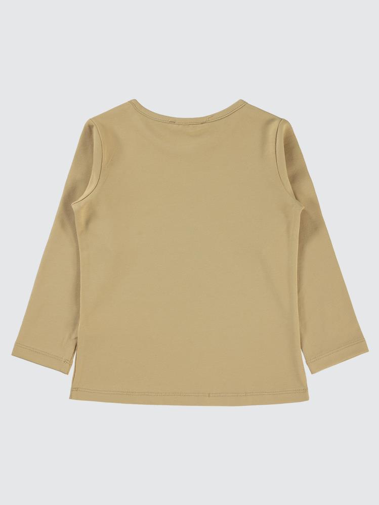 Civil Girls Basic 2-5 Yaş Sweatshirt - Bej