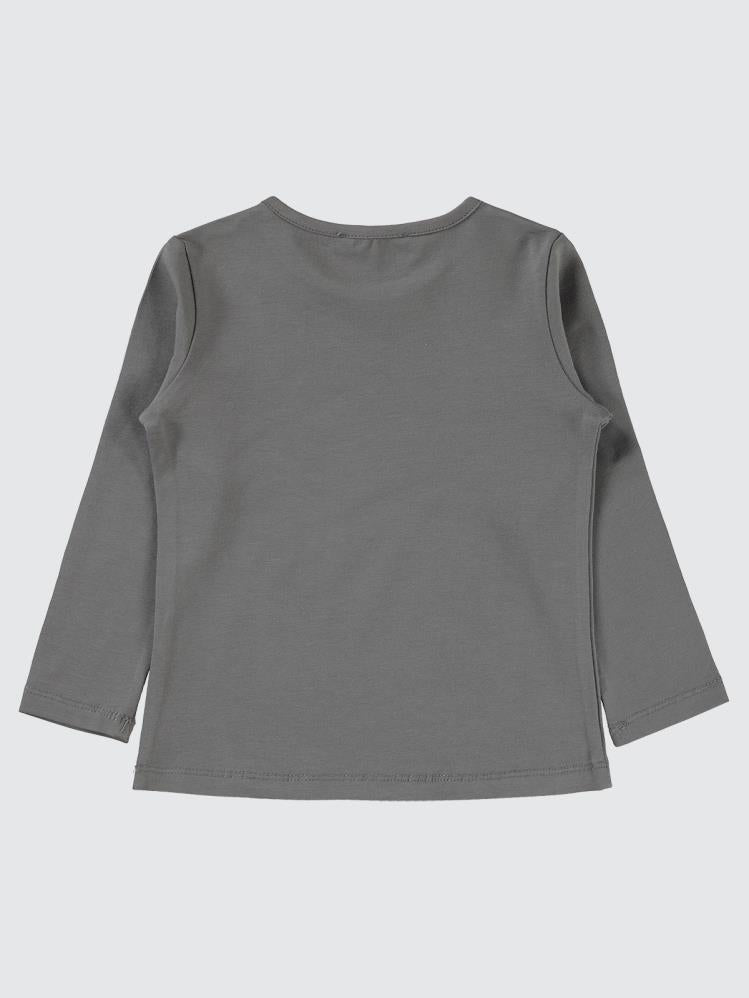 Civil Girls Basic 2-5 Yaş Sweatshirt - Gri