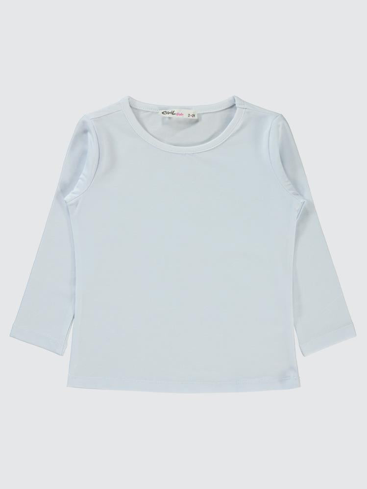 Civil Girls Basic 2-5 Yaş Sweatshirt - Beyaz