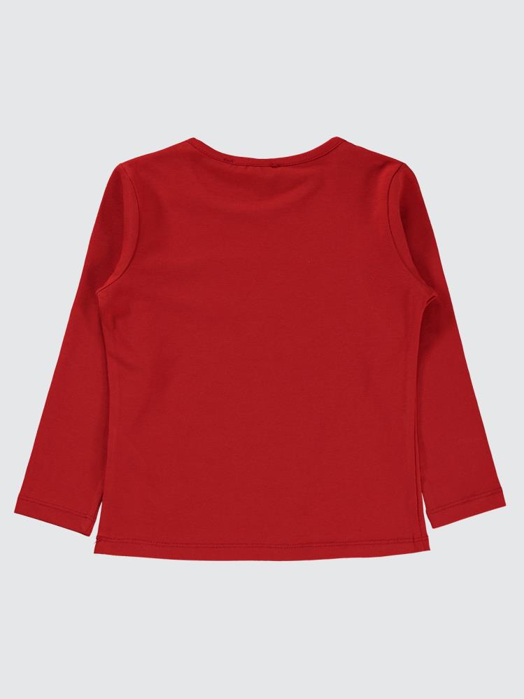 Civil Girls Basic 2-5 Yaş Sweatshirt - Kırmızı