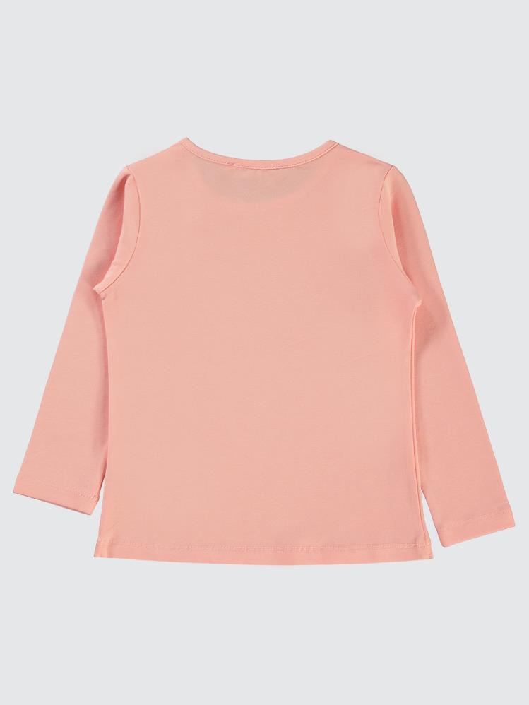 Civil Girls Basic 2-5 Yaş Sweatshirt - Pudra