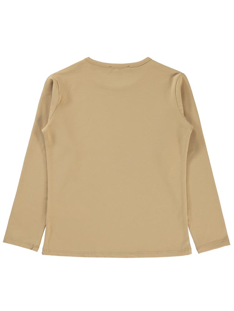 Civil Girls Basic 6-9 Yaş Sweatshirt - Bej