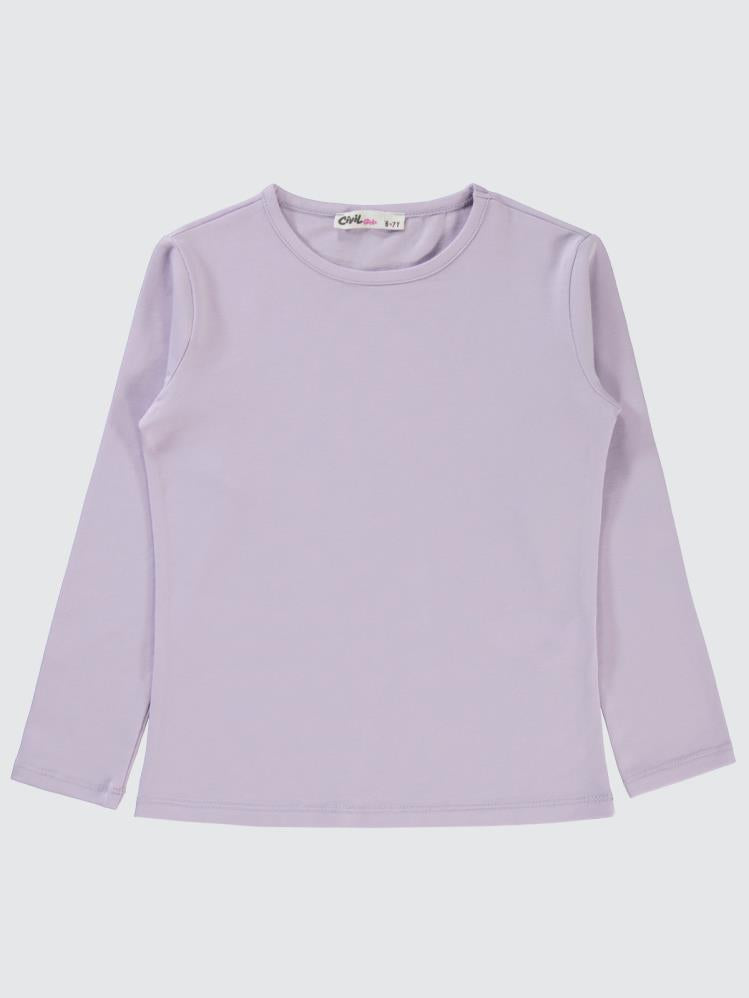 Civil Girls Basic 6-9 Yaş Sweatshirt - Lila