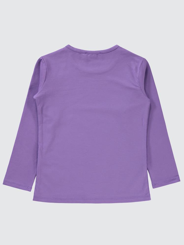 Civil Girls Basic 6-9 Yaş Sweatshirt - Lila