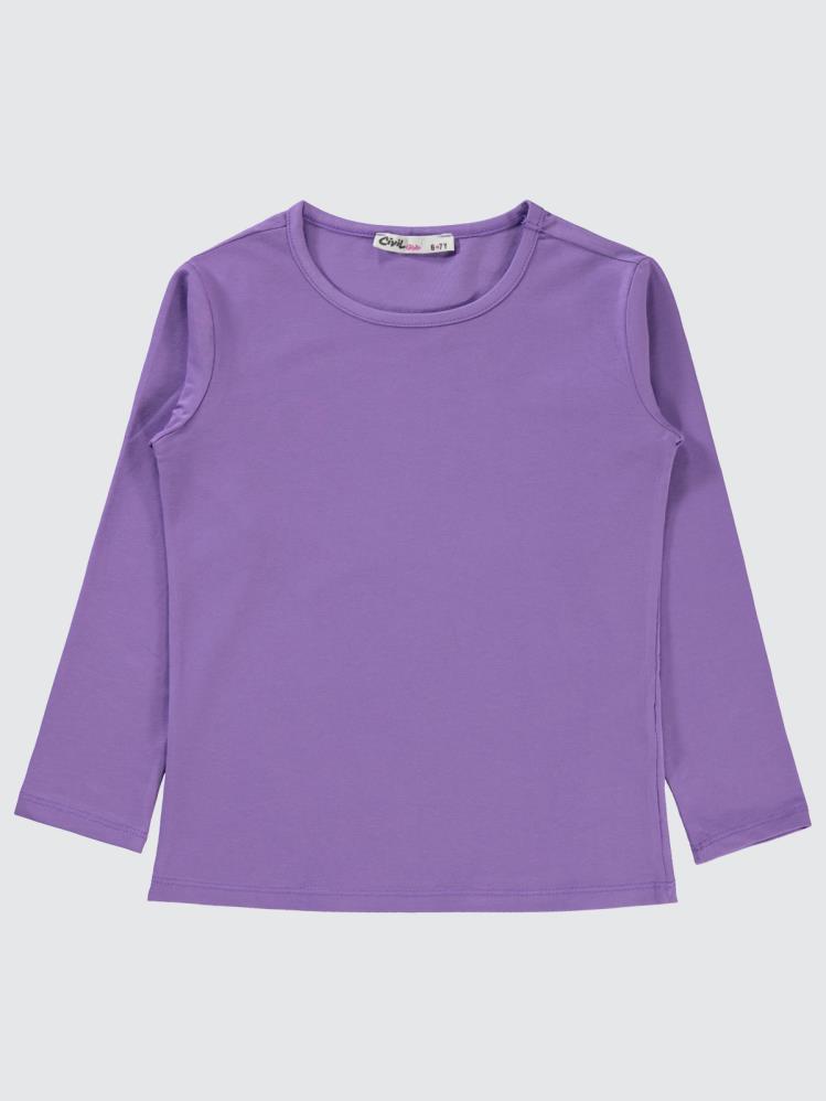 Civil Girls Basic 6-9 Yaş Sweatshirt - Lila