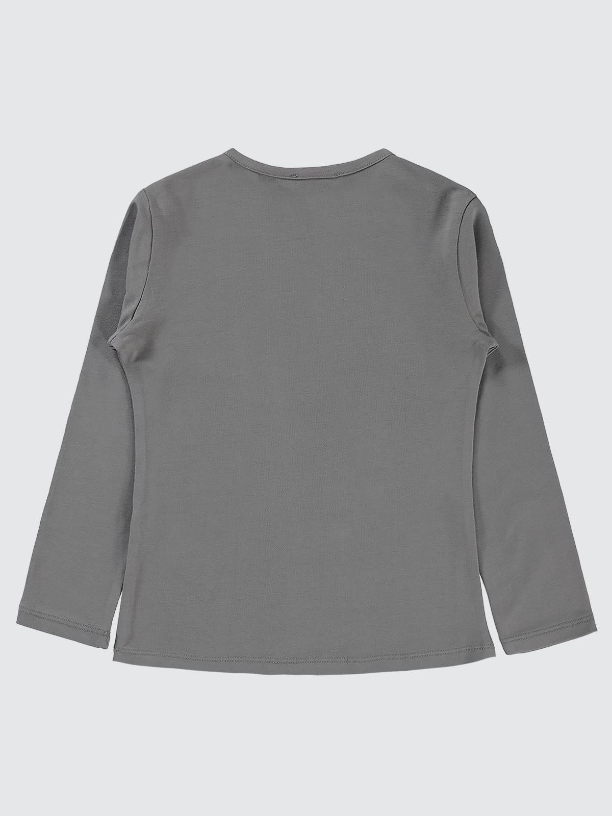 Civil Girls Basic 6-9 Yaş Sweatshirt - Gri