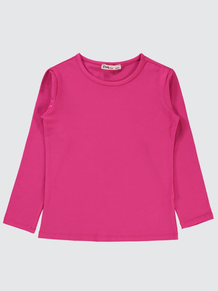 Civil Girls Basic 6-9 Yaş Sweatshirt - Pembe