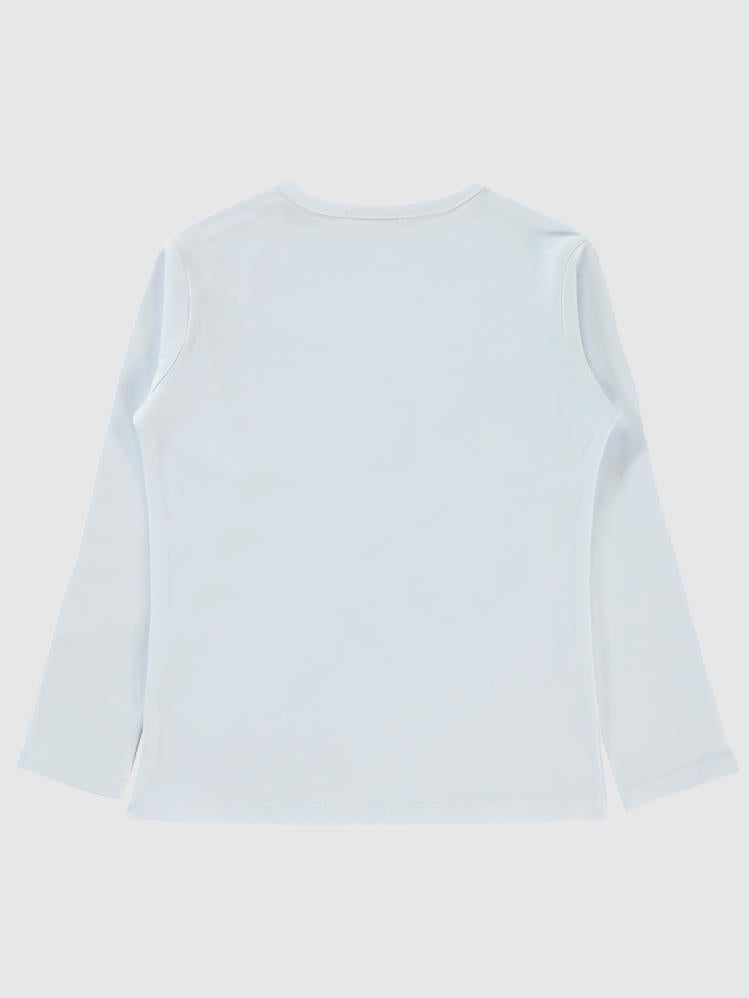 Civil Girls Basic 6-9 Yaş Sweatshirt - Beyaz