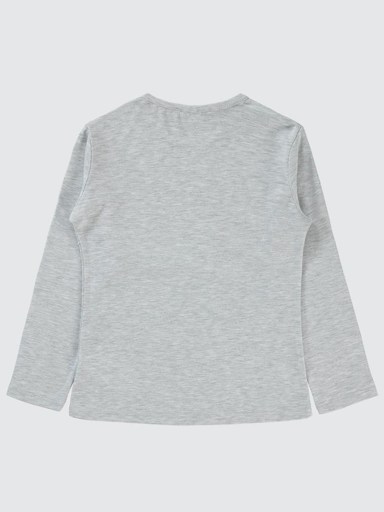 Civil Girls Basic 6-9 Yaş Sweatshirt - Gri