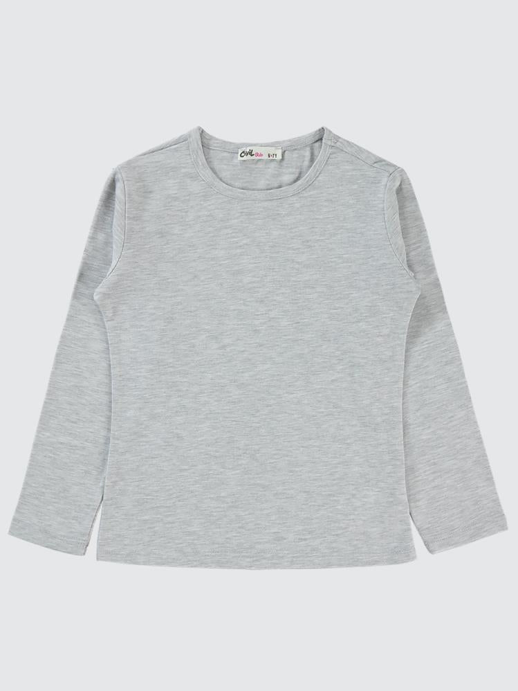 Civil Girls Basic 6-9 Yaş Sweatshirt - Gri