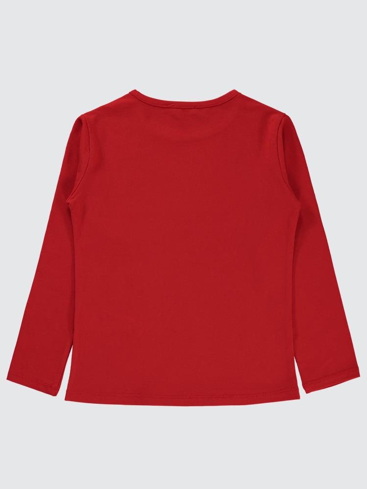 Civil Girls Basic 6-9 Yaş Sweatshirt - Kırmızı