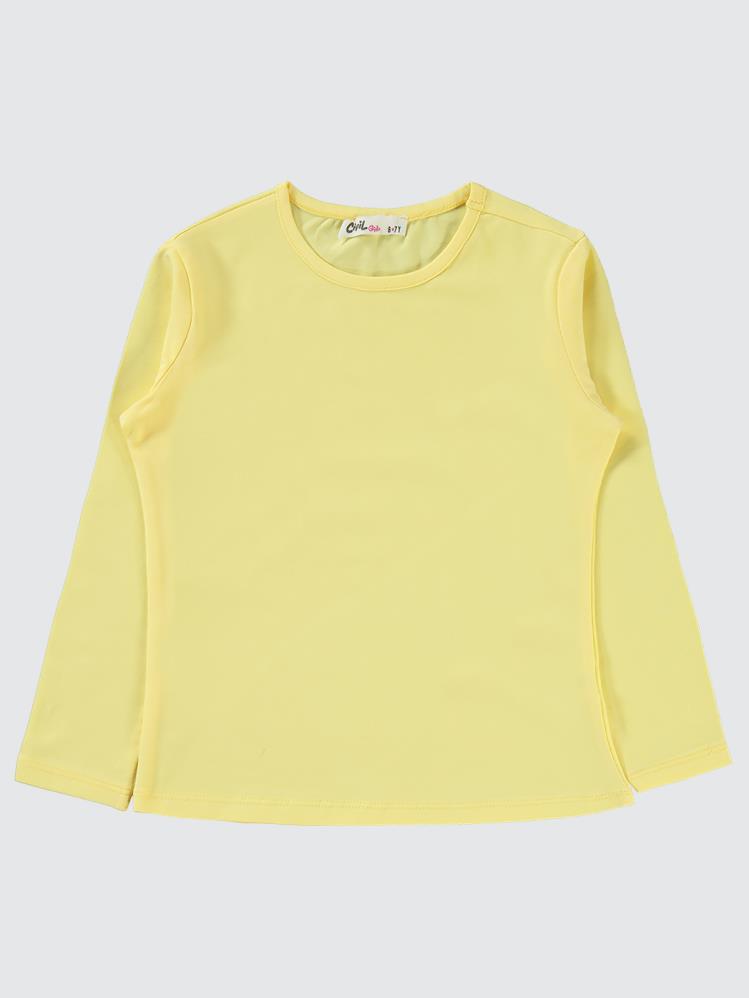 Civil Girls Basic 6-9 Yaş Sweatshirt - Sarı