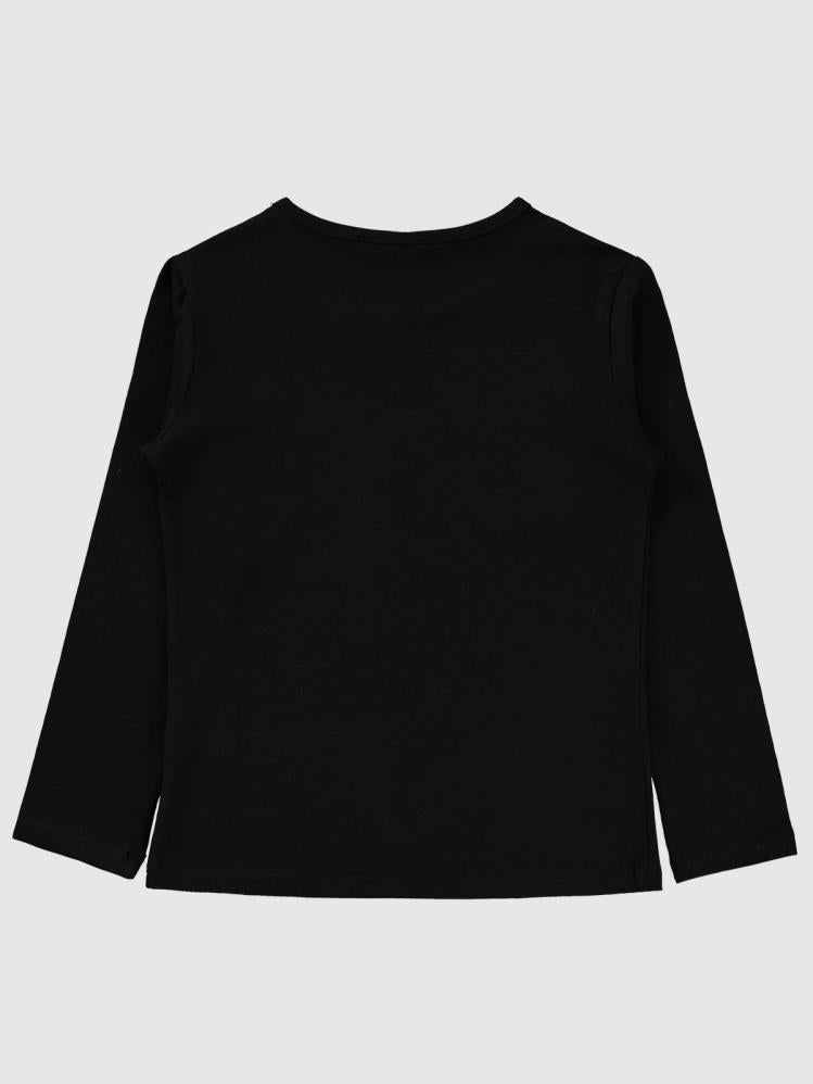 Civil Girls Basic 6-9 Yaş Sweatshirt - Siyah